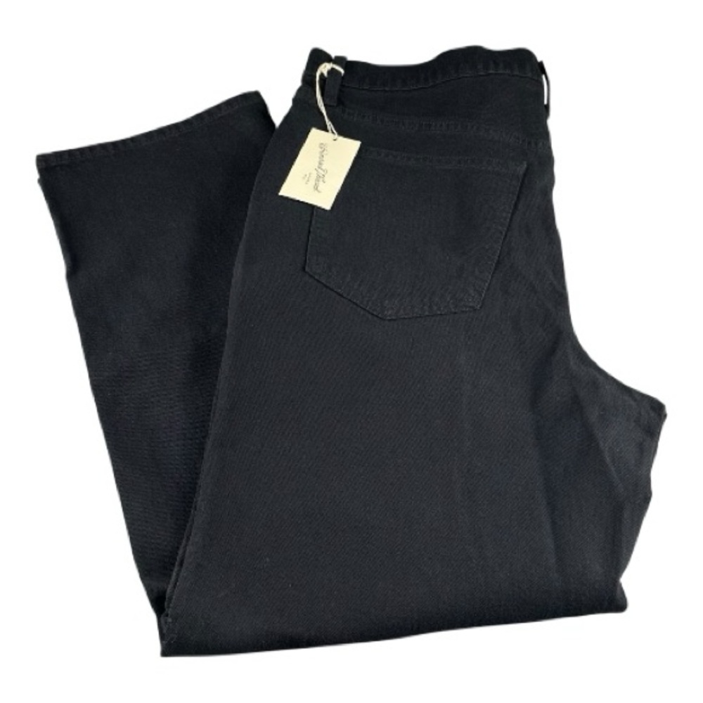 Universal Thread Highest Rise Black Straight Leg Jeans NWT 16 - Picture 2 of 14